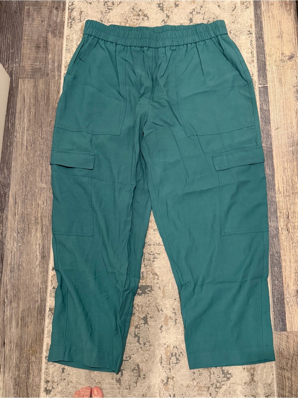 a new day Teal Cargo Jogger Pants